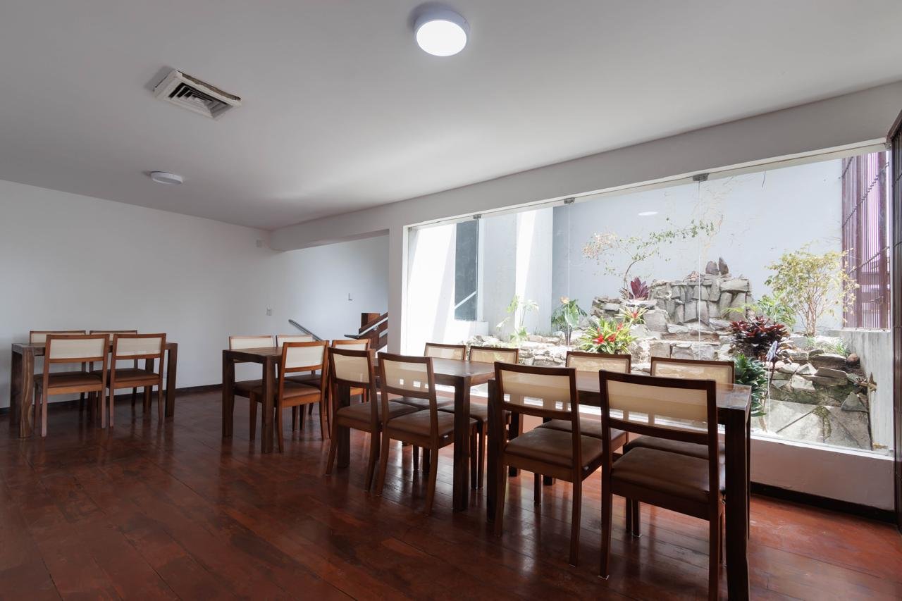 Espaços comuns do Marco Aurélio Residencial Geriátrico